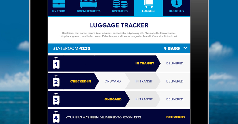 quantum of the seas luggage app