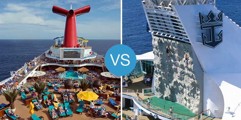 Can you book Royal Caribbean cruises through the company's website?