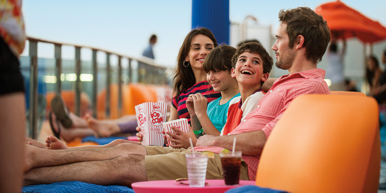 carnival breeze dive in movie family
