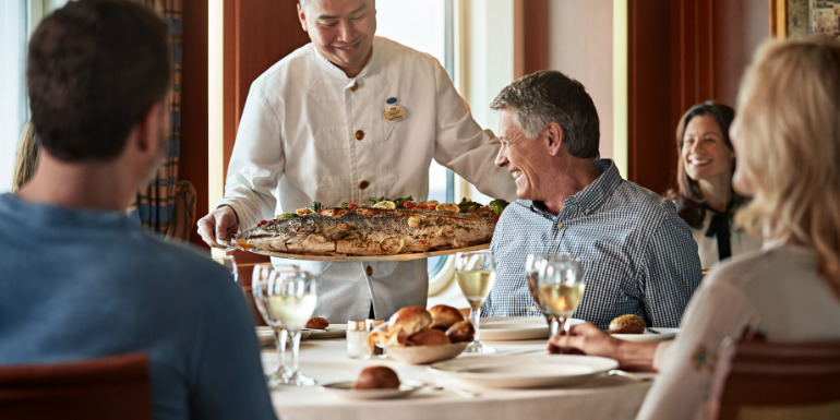 princess cruises main dining room restaurant
