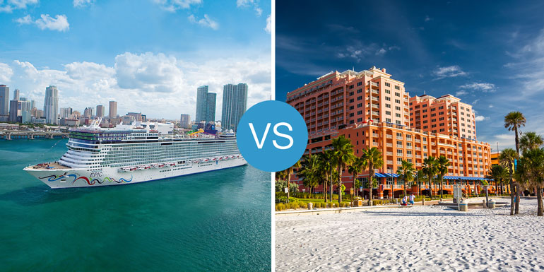 cruise ship vs hotel