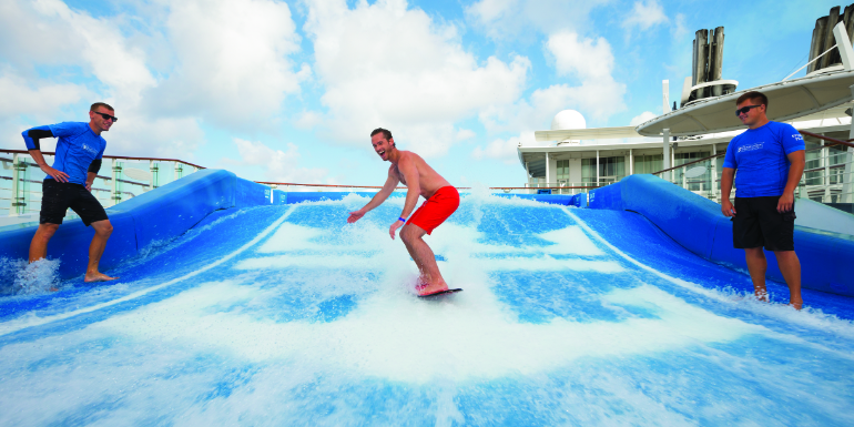 royal caribbean surfing flowrider solo activities