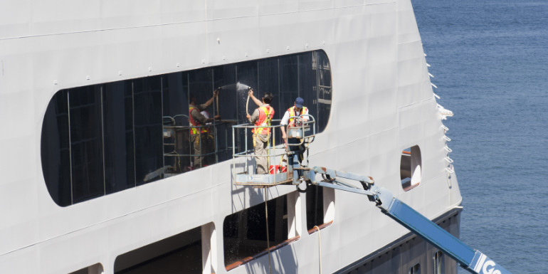 window washing ship weirdest cruise reviews