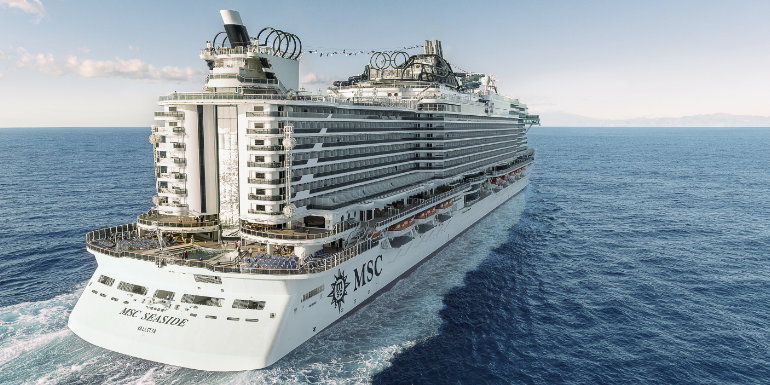 msc cruises seaside ship miami deck