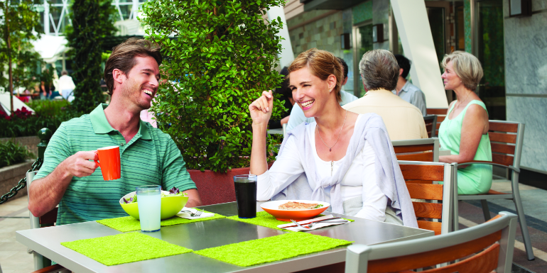 allure seas dining tips park cafe
