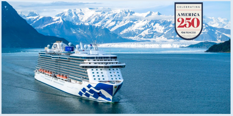 Princess Cruises celebra el 250.º aniversario de Estados Unidos